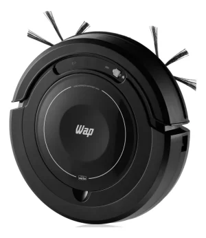 Robô Aspirador de Pó WAP ROBOT W100 - 3 em 1 Varre Aspira e Passa Pano, Sensor Antiqueda e de Impacto