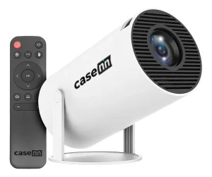 Projetor Portátil Hy300 4k Hd Alta Resolução HDMI Android Home Cinema Bluetooth Wifi Casenn