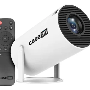 Projetor Portátil Hy300 4k Hd Alta Resolução HDMI Android Home Cinema Bluetooth Wifi Casenn