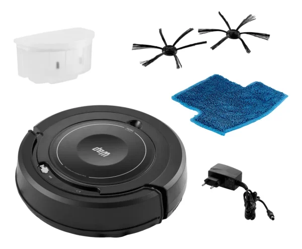Robô Aspirador de Pó WAP ROBOT W100 - 3 em 1 Varre Aspira e Passa Pano, Sensor Antiqueda e de Impacto - Imagem 2